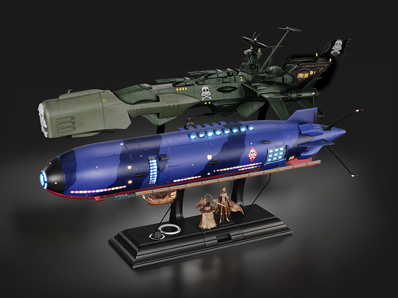 LD クィーンエメラルダス　セット 週刊 『クイーン・エメラルダス号 ダイキャストギミックモデルをつくる